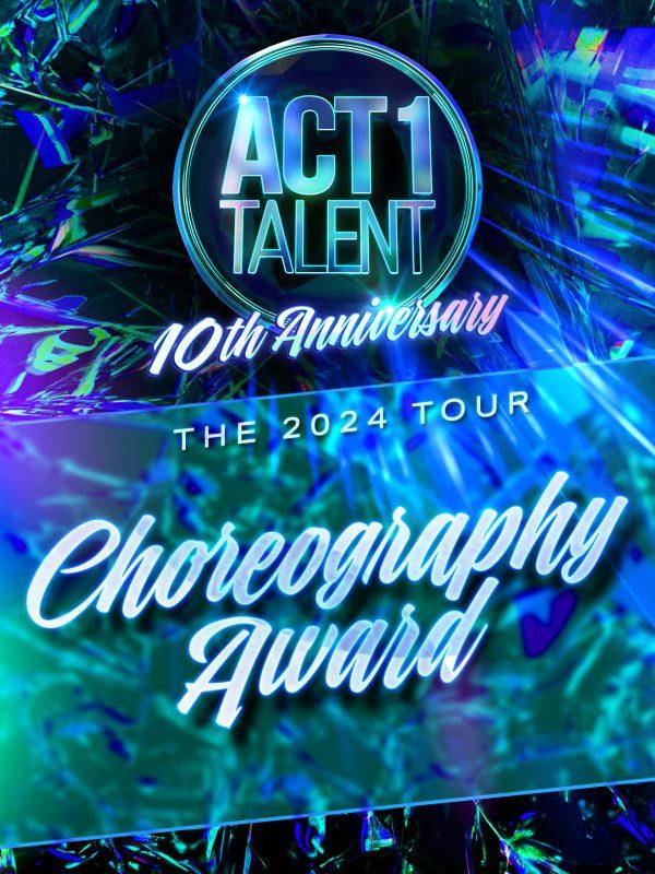 Choreography Award Plaque ACT 1 Talent